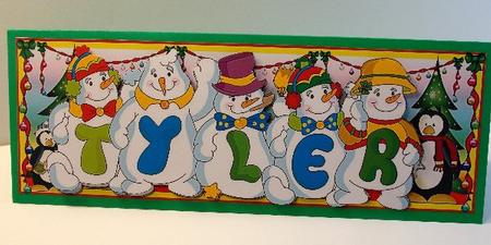 Snowmen Names Large Dl - Tyler by Susan Mehlbaum