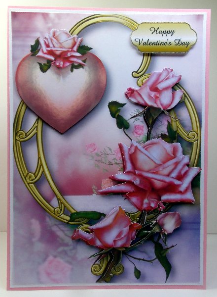 Hearts and Flowers - Cameo Roses by Susan Mehlbaum