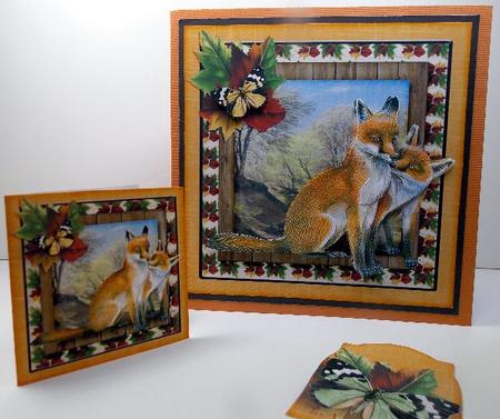 Cardtopper Back to Nature Fox 398 by Susan Mehlbaum