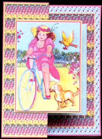 Fabulous 40th, 50th, 60th Birthday Fold Back Card by Susan Murdoch