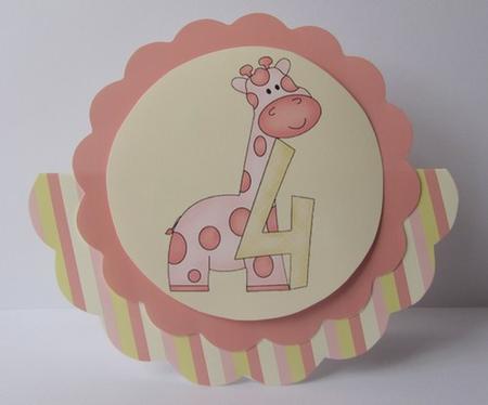 Giraffe 4 Pink by Susan Parker