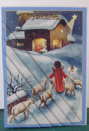 Sheppard Visiting the Manger by Susan Parker