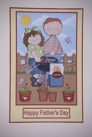 From a Daughter to Her Dad Card Front by Susie Woodward