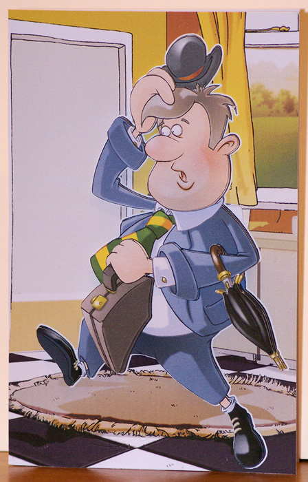 Busy Businessman Dude. by Susie Woodward