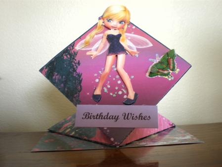 Selena Fairy Pop Up Spring Card by Suzanne Burrows