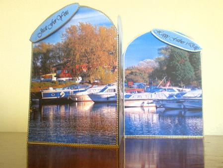 Boat Reflections by Suzanne Burrows