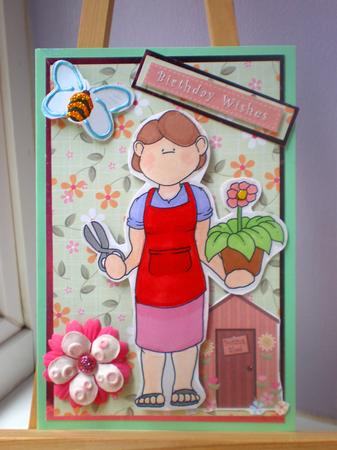 Greenfingers Doodles Digital Stamp by Suzanne Burrows