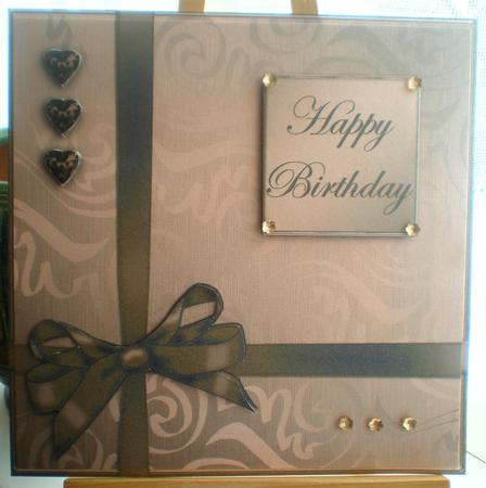 8 x 8 Elegant Flourish Kit with 3D Decoupage by Suzanne Burrows