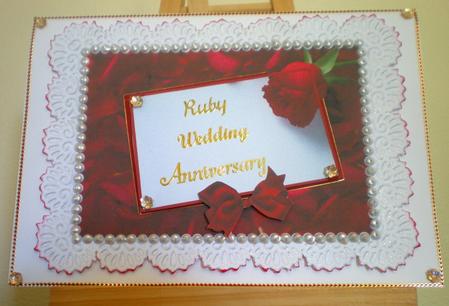 Red Red Rose Love Card by Suzanne Burrows