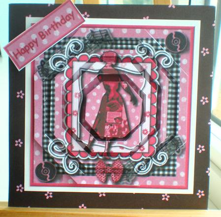 Fabulous Fifties Concentric Pyramid Panel by Suzanne Burrows