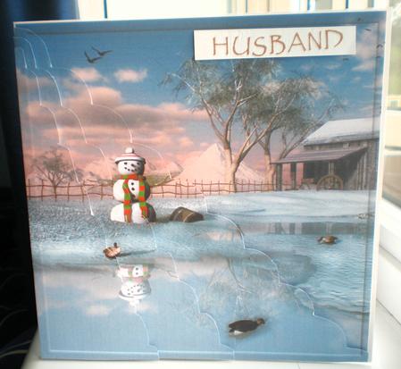 8x8 Christmas Snowman Kit by Suzanne Burrows