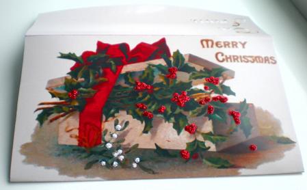 Christmas Gift and Holly Money and Gift Voucher Wallet by Suzanne Burrows