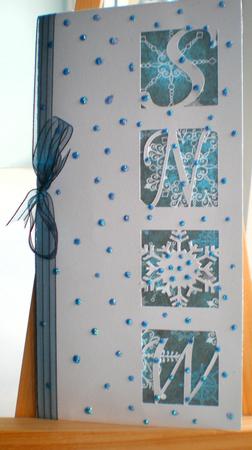 Snow Dl Card by Suzanne Burrows