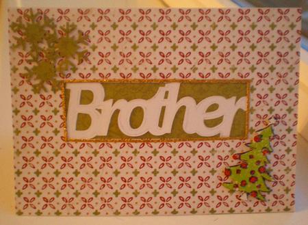 Brother Name Card by Suzanne Burrows