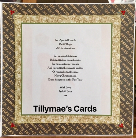 Hanging The Christmas Wreath - 8x8 Mini Kit by Suzanne Kavanagh