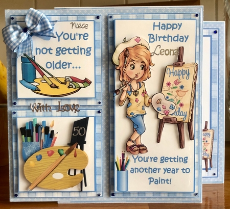 8x8 Another year to paint ladies mini kit by Suzanne Kavanagh