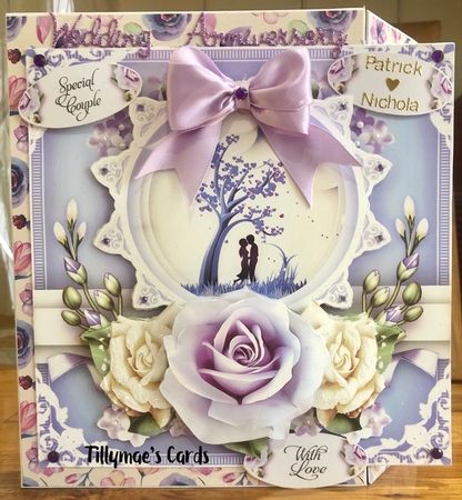 Violet Couple Love Card Mini Kit by Suzanne Kavanagh