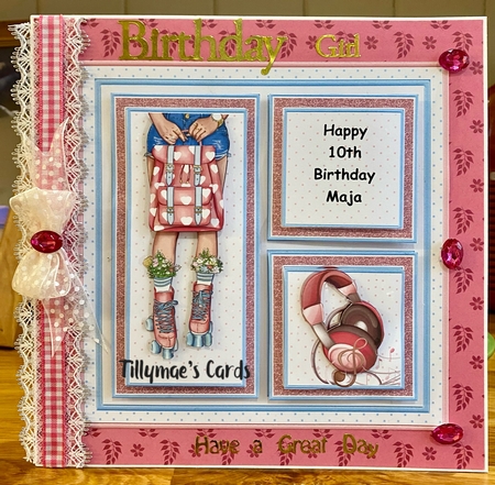 GET YOUR SKATES ON SQUARES 7.5 Quick Layer Card & Insert Kit by Suzanne Kavanagh