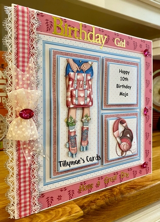 GET YOUR SKATES ON SQUARES 7.5 Quick Layer Card & Insert Kit by Suzanne Kavanagh