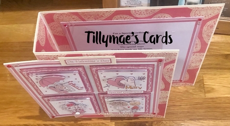PINK LOVE SQUARES 7.5 Quick Layer Card & Insert Kit by Suzanne Kavanagh