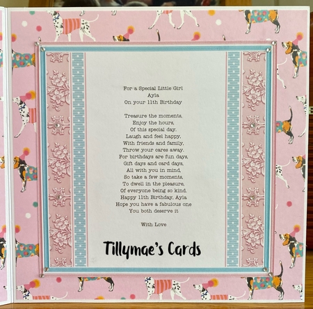 PUPPY LOVE 7.5 Decoupage & Insert Card Kit by Suzanne Kavanagh