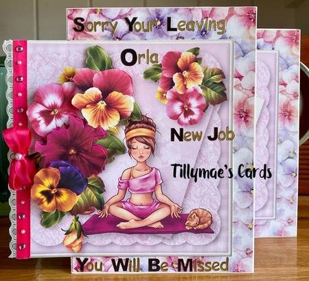 A Moments Peace - Decoupage Card Mini Kit by Suzanne Kavanagh
