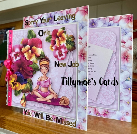 A Moments Peace - Decoupage Card Mini Kit by Suzanne Kavanagh