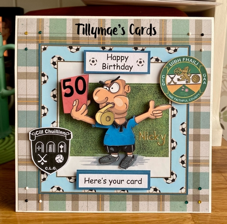 Football - Heres your card by Suzanne Kavanagh