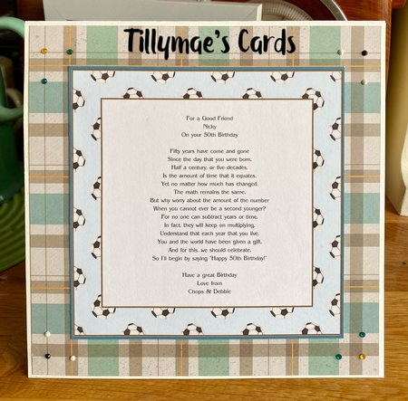 Football - Heres your card by Suzanne Kavanagh