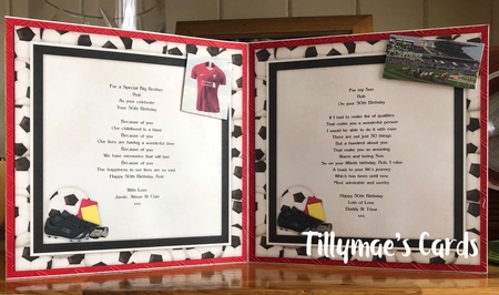 Football Red Card Insert Blank by Suzanne Kavanagh