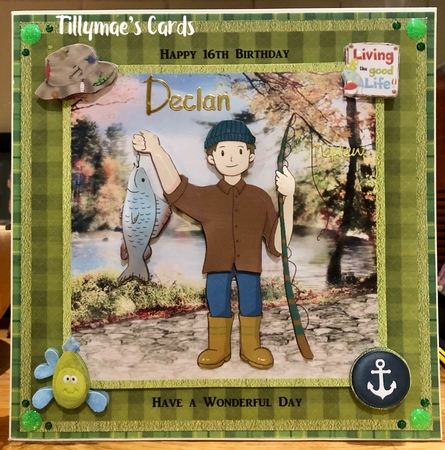 Catch of the day fishing mini kit - Retirement / Fathers Day / Birthday by Suzanne Kavanagh