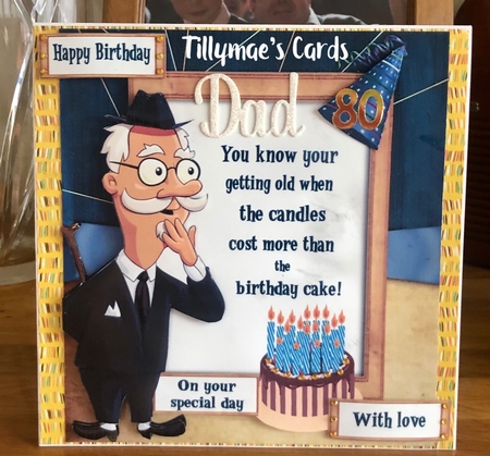 You know your getting old when the candles cost more than the birthday cake 8x8 Mini Kit by Suzanne Kavanagh