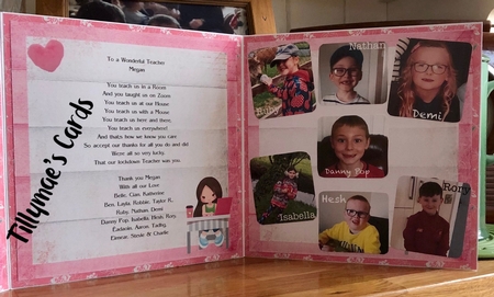 Thank You Teachers / Teacher Decoupage Mini Kit (Covid-19) by Suzanne Kavanagh