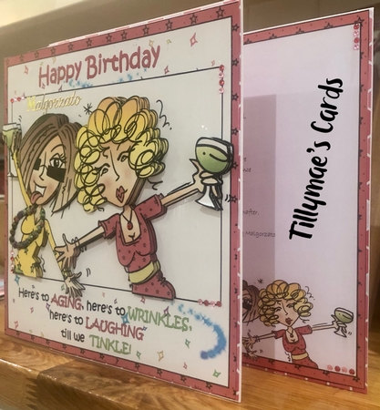 8x8 JJ and Scarlette heres to aging mini kit by Suzanne Kavanagh