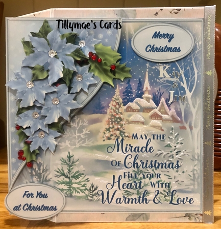 The Miracle of Christmas - Decoupage Corner Card Mini Kit by Suzanne Kavanagh