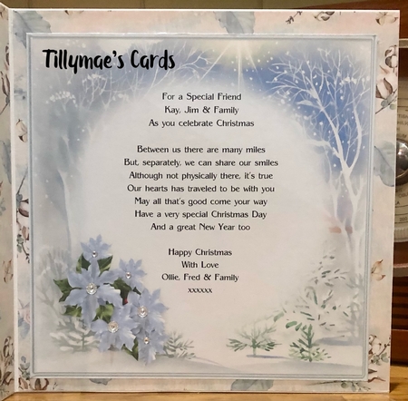 The Miracle of Christmas - Decoupage Corner Card Mini Kit by Suzanne Kavanagh