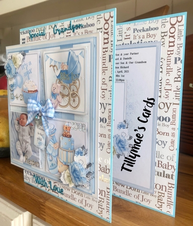 Baby Boy Collage Mini Page Kit by Suzanne Kavanagh