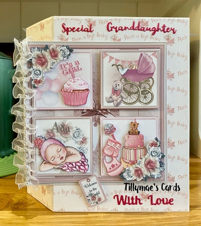 Baby Girl Collage Mini Page Kit by Suzanne Kavanagh