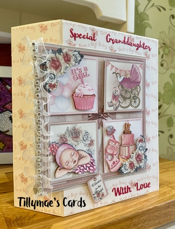 Baby Girl Collage Mini Page Kit by Suzanne Kavanagh