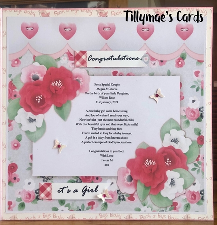Precious  Baby Girl Mini Kit by Suzanne Kavanagh