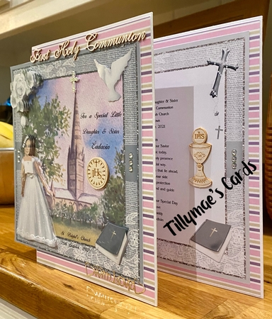 Confirmation / Communion Girl Decoupage Card Mini Kit by Suzanne Kavanagh