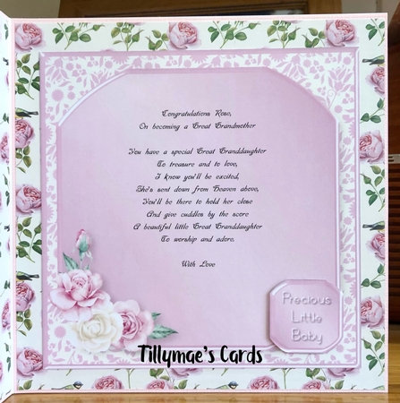 Sleepy Baby Girl - Decoupage Card Mini Kit by Suzanne Kavanagh