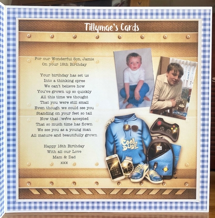 Male Jeans Print Card For All Occasions Mini Kit  by Suzanne Kavanagh