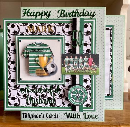 8x8 Celtic Football Club Mini Pyramage Kit - x4 A4 Sheets  by Suzanne Kavanagh