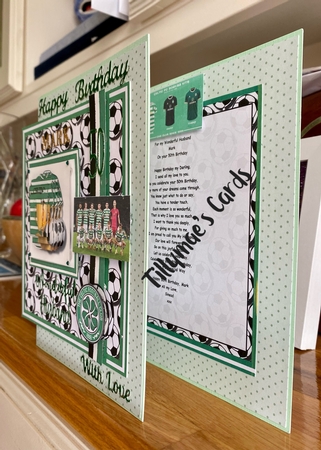 8x8 Celtic Football Club Mini Pyramage Kit - x4 A4 Sheets  by Suzanne Kavanagh