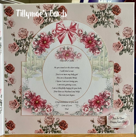 Wedding Shaped Mini Page Kit  by Suzanne Kavanagh