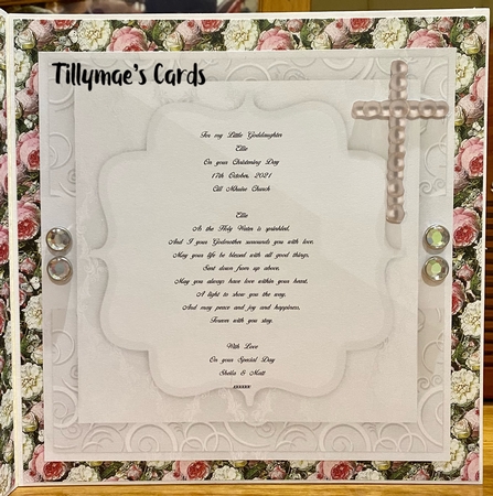 Christening Baby Girl  Mini Kit by Suzanne Kavanagh