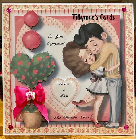 Love Is In The Air - Cuddling Couple by Suzanne Kavanagh