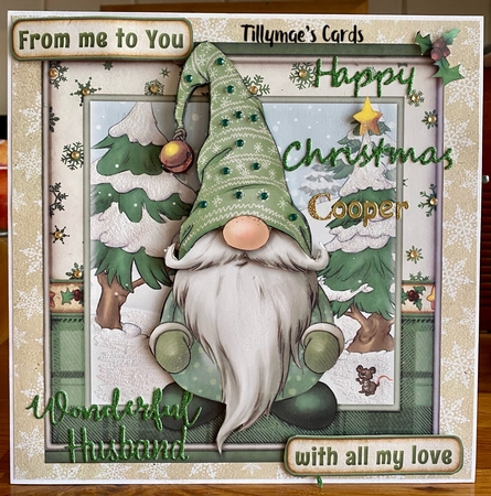 Alfred the Christmas Gnome 4 Sheet Mini Kit Green by Suzanne Kavanagh