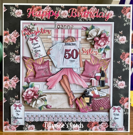 50th Birthday News Mini Page Kit by Suzanne Kavanagh